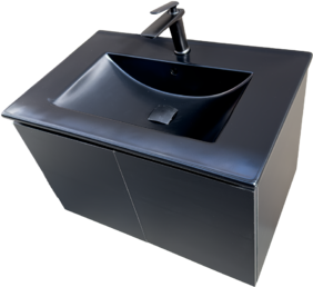 PVC МЕБЕЛ ЗА БАНЯ SAN REMO 70 BLACK